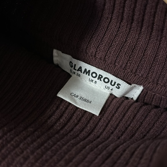 Glamorous cropped Turtleneck Sweater - Picture 2 of 3